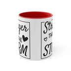 Colourful Inspirational Mug, Stronger Than the Storm Coffee Cup 11oz Mug 10127372804386799925_2048
