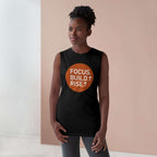 Barnard Inspirational Tank Top, Focus Build Rise Graphic Tank, Motivational Summer Wear Tank Top Faith2Print.
