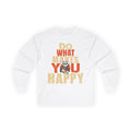 Happy Message Long Sleeve Men's Tee White Long-sleeve 10669123997884111225_2048