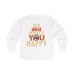 Happy Message Long Sleeve Men's Tee White Long-sleeve 10669123997884111225_2048