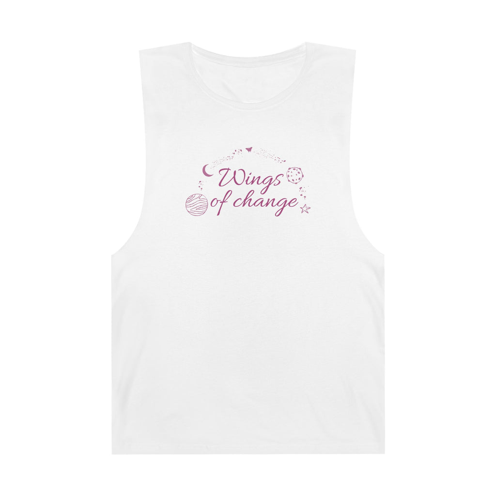Wings of Change Unisex Tank Top | Inspirational Relaxed Sleeveless Tee, Summer Wear, Gift for Graduates, Empowerment Apparel