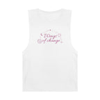 Wings of Change Unisex Tank Top | Inspirational Relaxed Sleeveless Tee, Summer Wear, Gift for Graduates, Empowerment Apparel