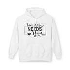 Inspirational Hoodie: Tomorrow Needs You Women's Hoodie - Unisex Midweight Fleece Sweatshirt - Faith2Print