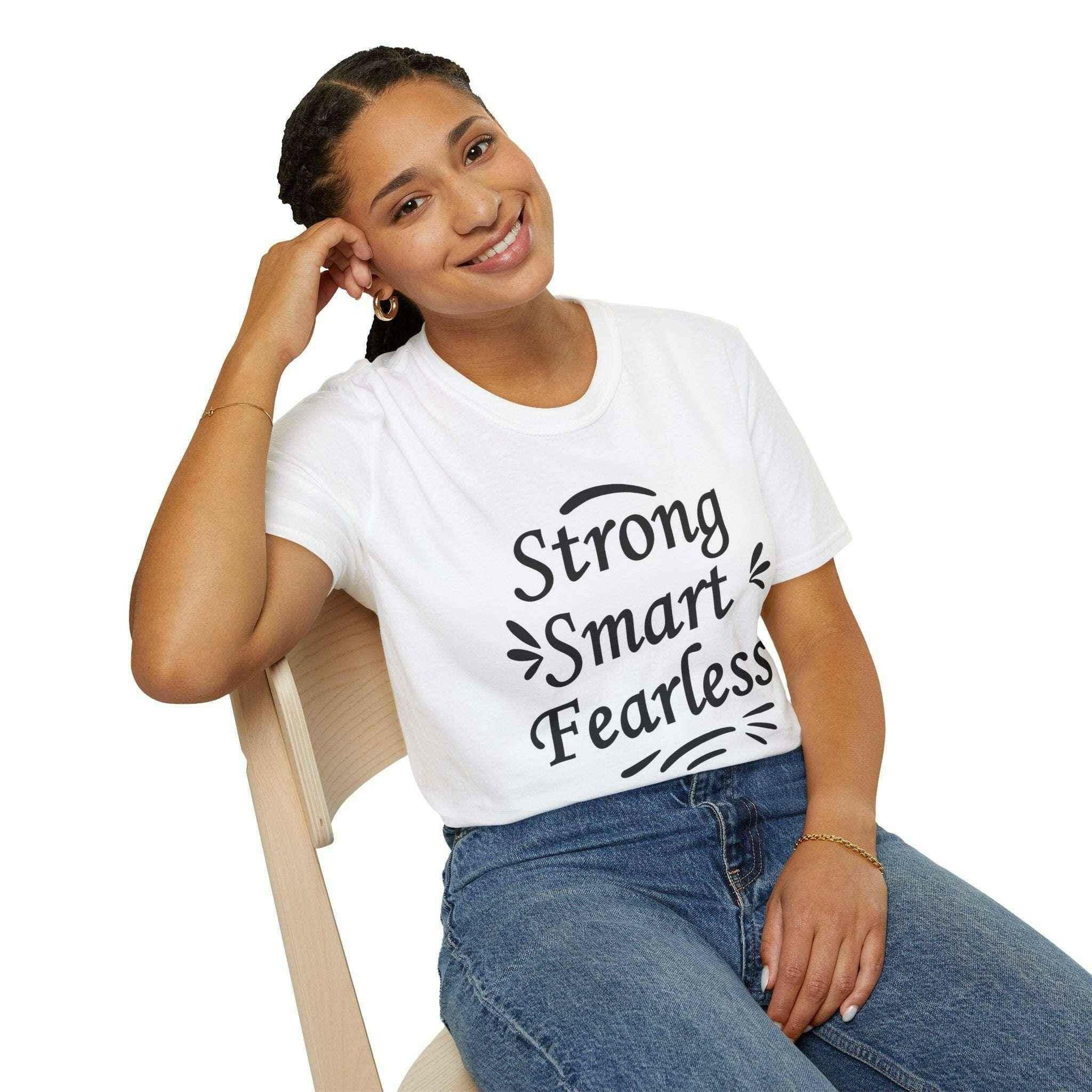 Strong Smart Fearless Unisex Softstyle Cotton Tee