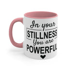 Empowering Stillness Mug, Motivational Coffee Cup 11oz Mug 1133749590074242986_2048