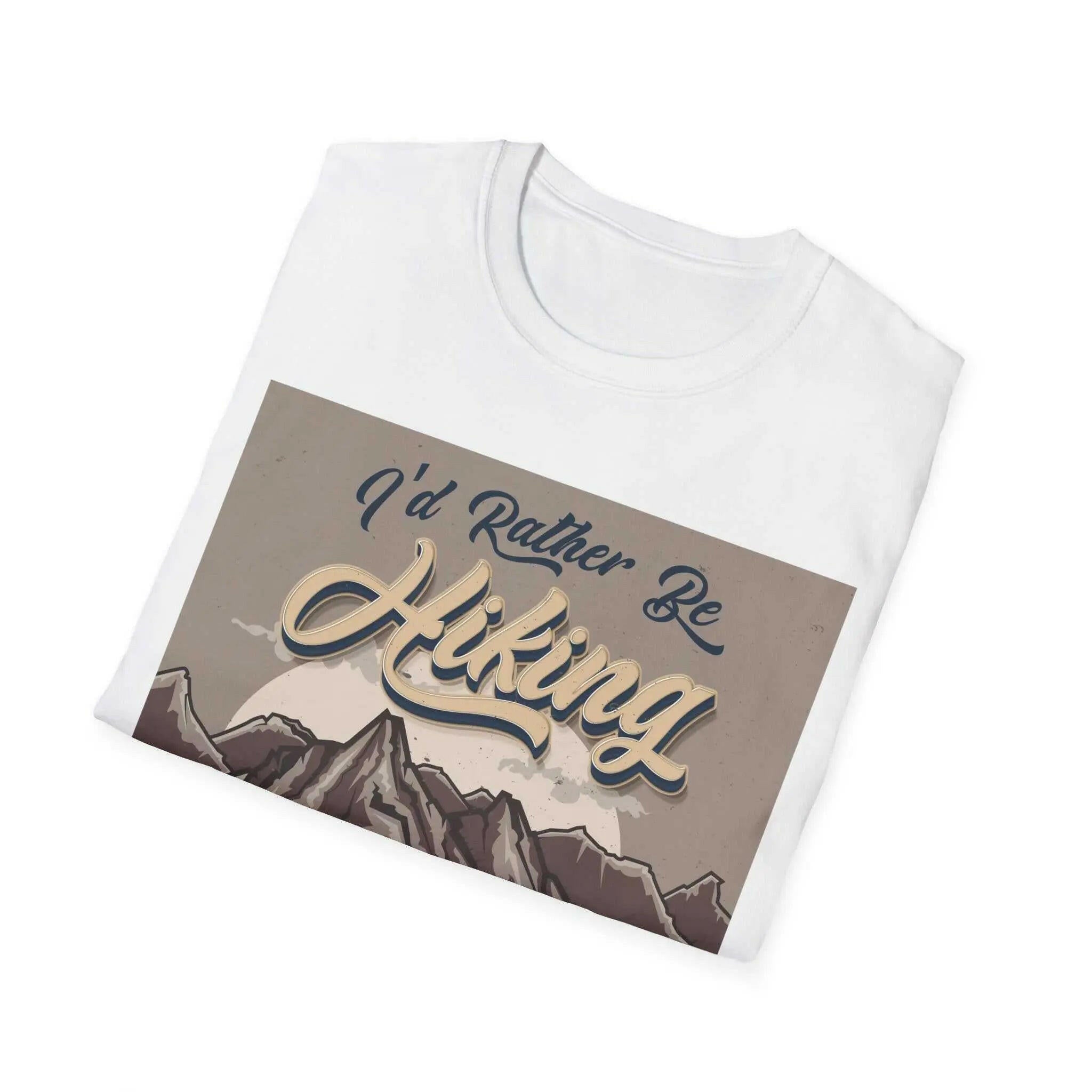 I'd Rather Be Hiking Men's Softstyle T-Shirt T-Shirt 11779841945385821391-2048-_6