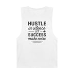 Motivational Tank Top - Unisex Hustle in Silence Success Make Noise Tee, Gym Wear Tank Top Faith2Print.