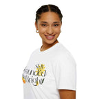 "Stay Grounded Stay Bright" Softstyle Women's Cotton Tee