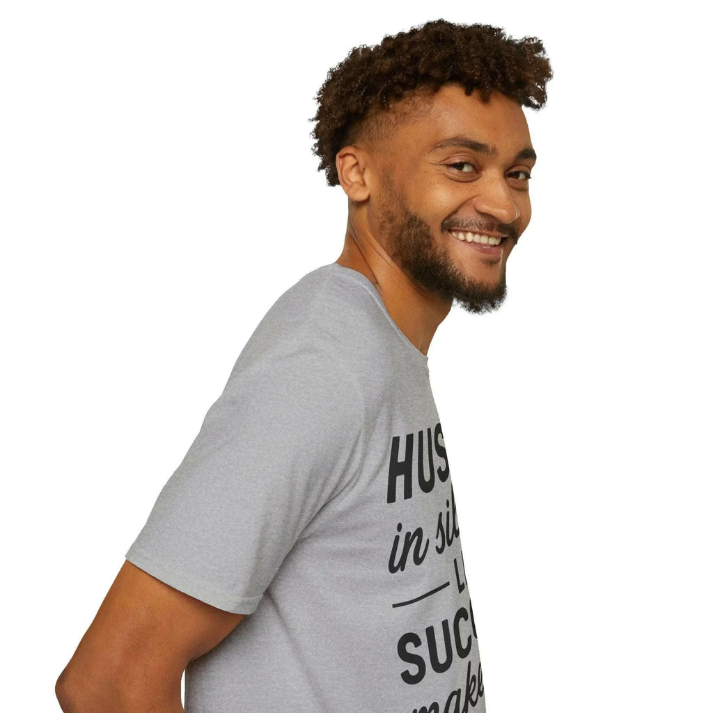 Motivational Unisex Hustle Tee, Inspirational Success Mindset  T-Shirt   Faith2Print