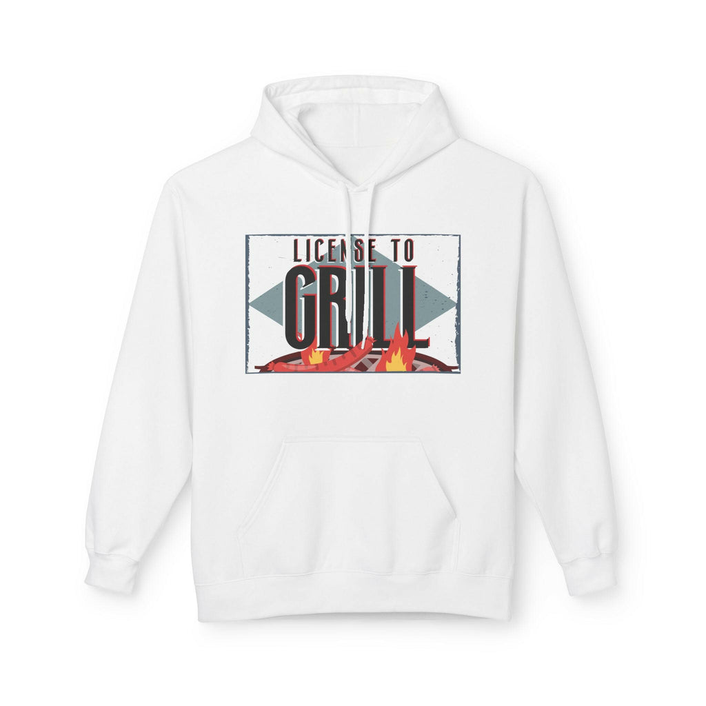 Grill Master Men's Fleece Hoodie Hoodie Faith2Print.