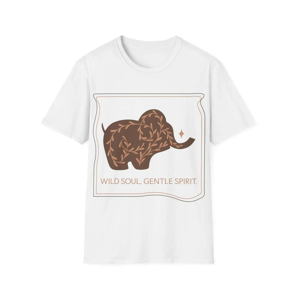 Wild Soul Gentle Spirit Elephant Tee T-Shirt 13570781481261001812-2048-_5