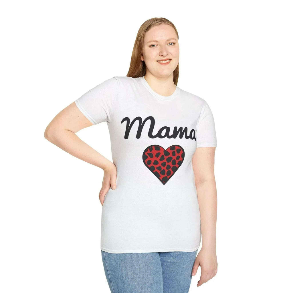 Mama Heart Lightweight Cotton Tee