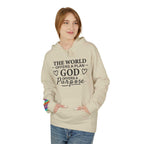 Inspirational Fleece Hoodie - Softstyle Unisex Pullover with Motivational Quote, Cozy Gift for Him/Her, Casual Wear, Faith-Based Clothing - Faith2Print