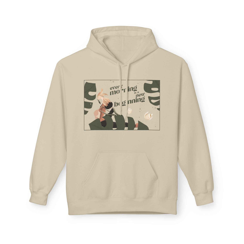 Inspirational Quote Fleece Hoodie, Cozy Sweatshirt, Gift for Her, Every Day Wear, Motivational Apparel, Relaxed Style
