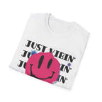 Playful Unisex Softstyle T-Shirt | Just Vibin’ Tee