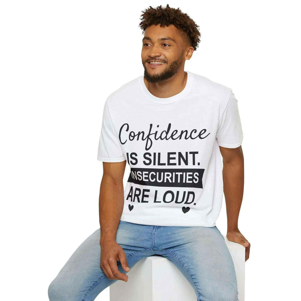 Confidence Is Silent Unisex Motivational T-Shirt