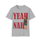 Funny Graphic Tee - Yeah Nah Unisex Softstyle T-Shirt | Casual Wear, Gift for Friends, Summer Outfits, Humor Apparel, Quirky Fashion