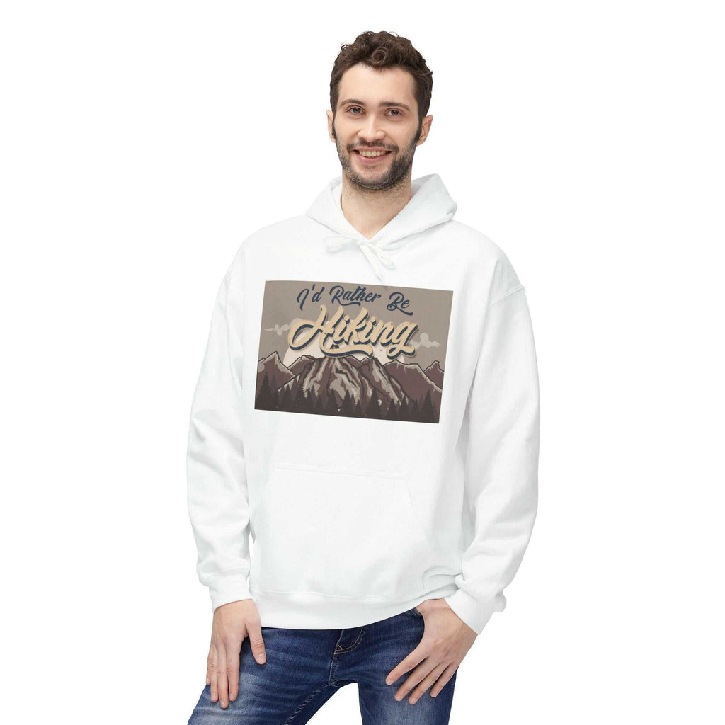Mountain Adventure Hiking Unisex Fleece Hoodie Hoodie Faith2Print.