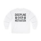 Fitness Motivation Long Sleeve Tee, Gym Shirt White Long-sleeve 1442942165665172269_2048