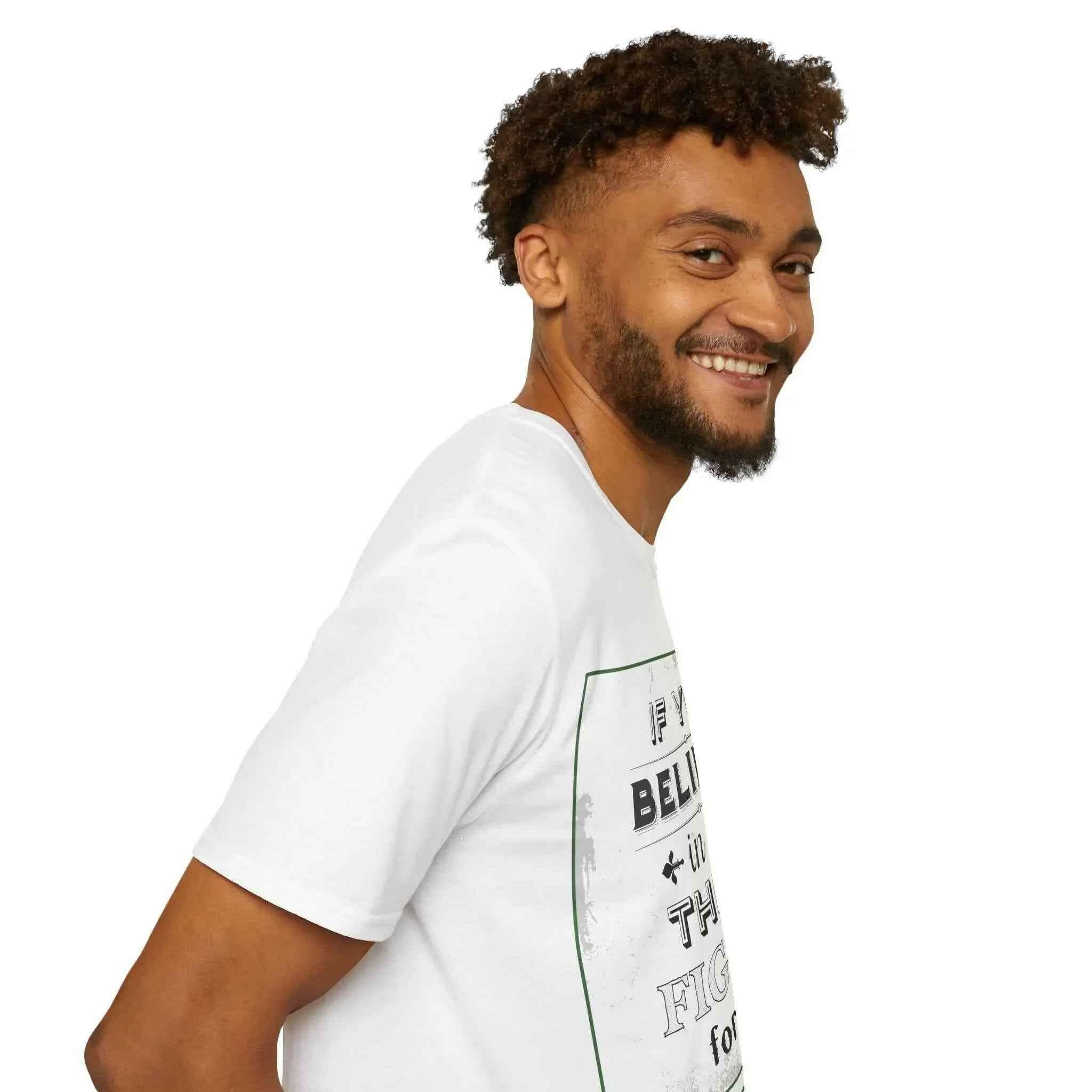 Believe Inspirational Men's softsyle T Shirt