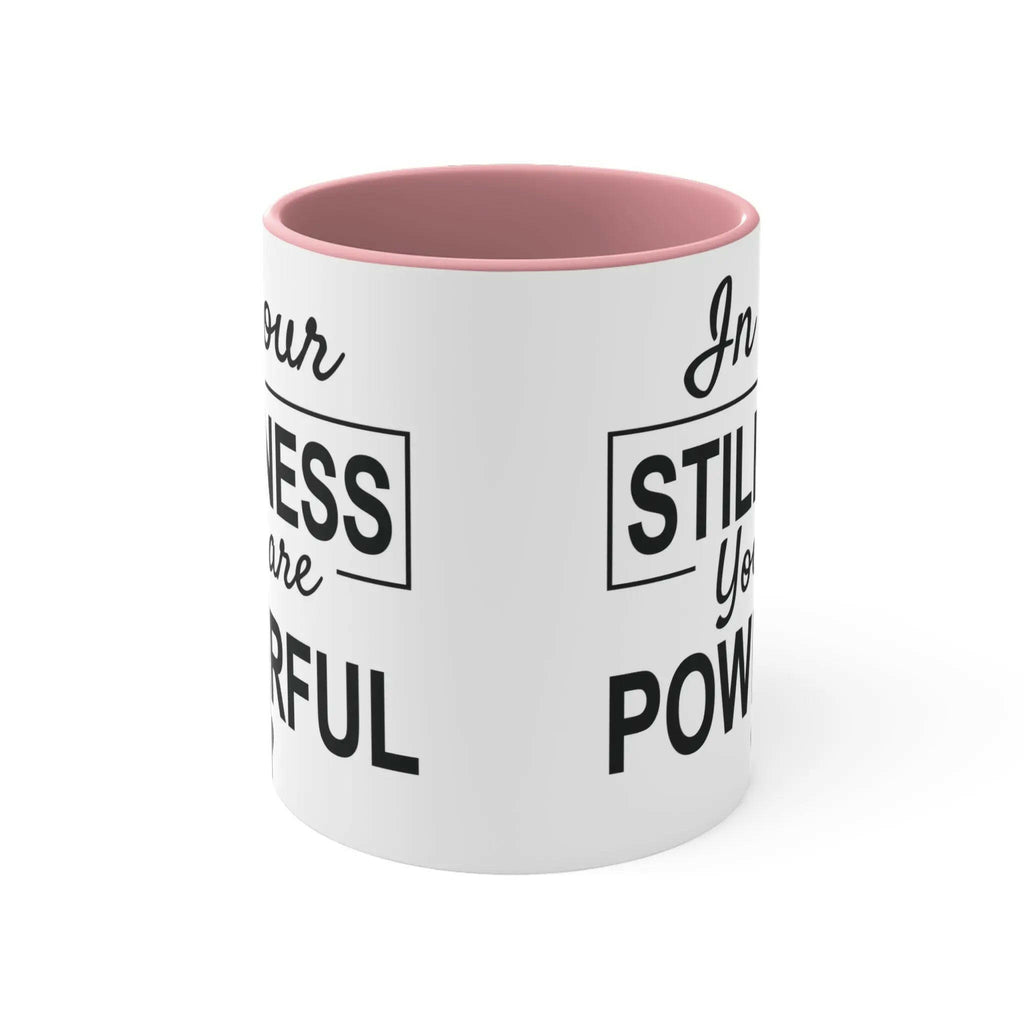 Empowering Stillness Mug, Motivational Coffee Cup 11oz Mug 14764979588454022804_2048