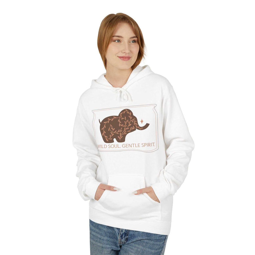Elephant Design Women's Hoodie - Faith2Print