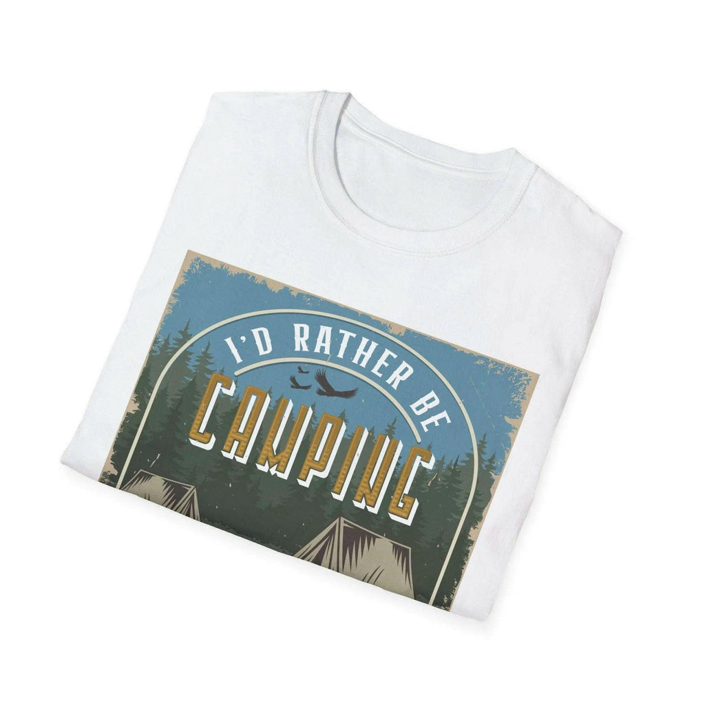 I'd Rather Be Camping Men's Softstyle T-Shirt T-Shirt 1511394192672748927-2048-_7