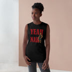 Yeah Nah Unisex Aussie Bogan Humour Tank | AS Colour Unisex Barnard Gym Singlet – Australian Made