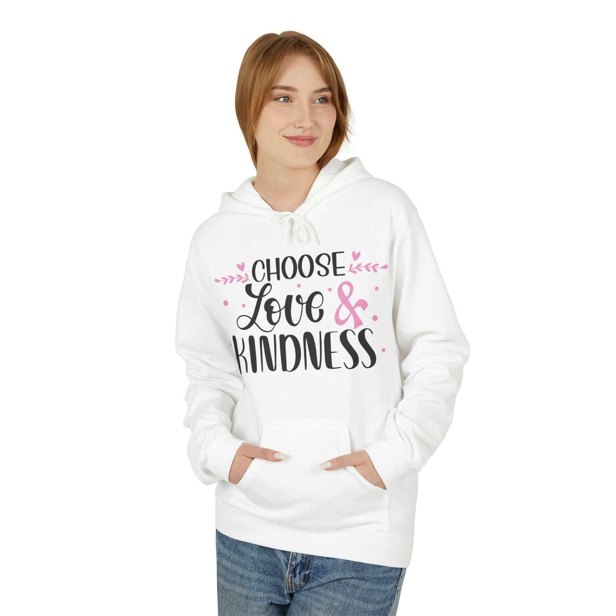 Choose Love & Kindness Women's Hoodie Hoodie Faith2Print.