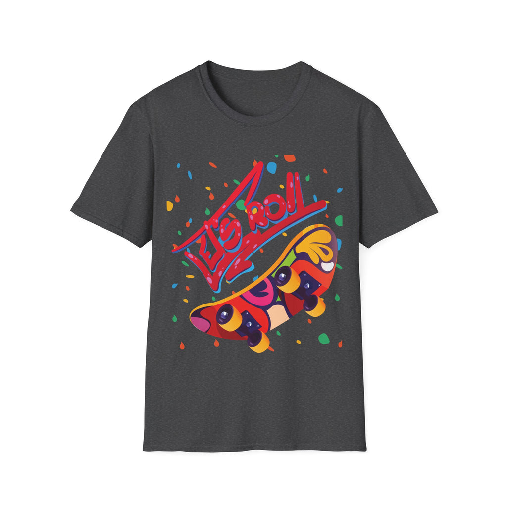 Colourful SkaterT-Shirt for Skateboard Lovers