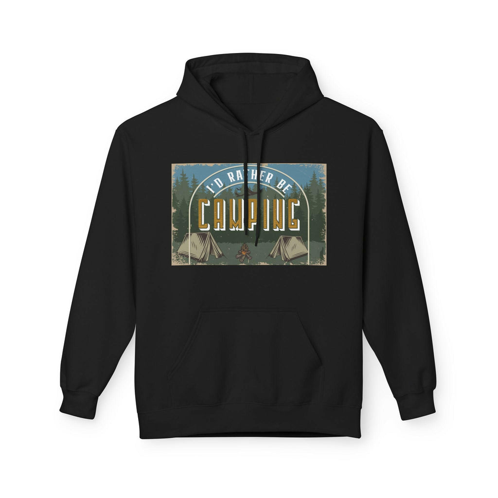 Cozy Camping Fleece Unisex Hoodie Hoodie Faith2Print.
