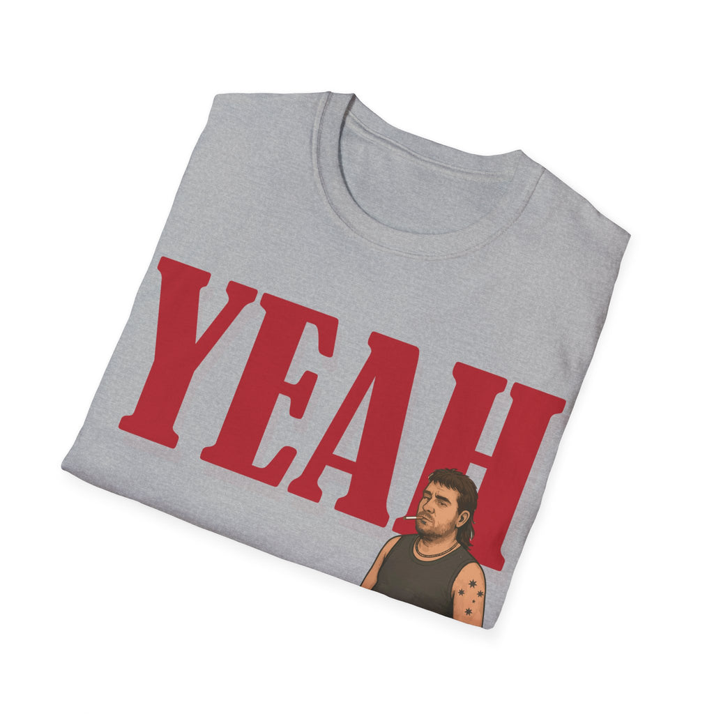 Funny Graphic Tee - Yeah Nah Unisex Softstyle T-Shirt | Casual Wear, Gift for Friends, Summer Outfits, Humor Apparel, Quirky Fashion