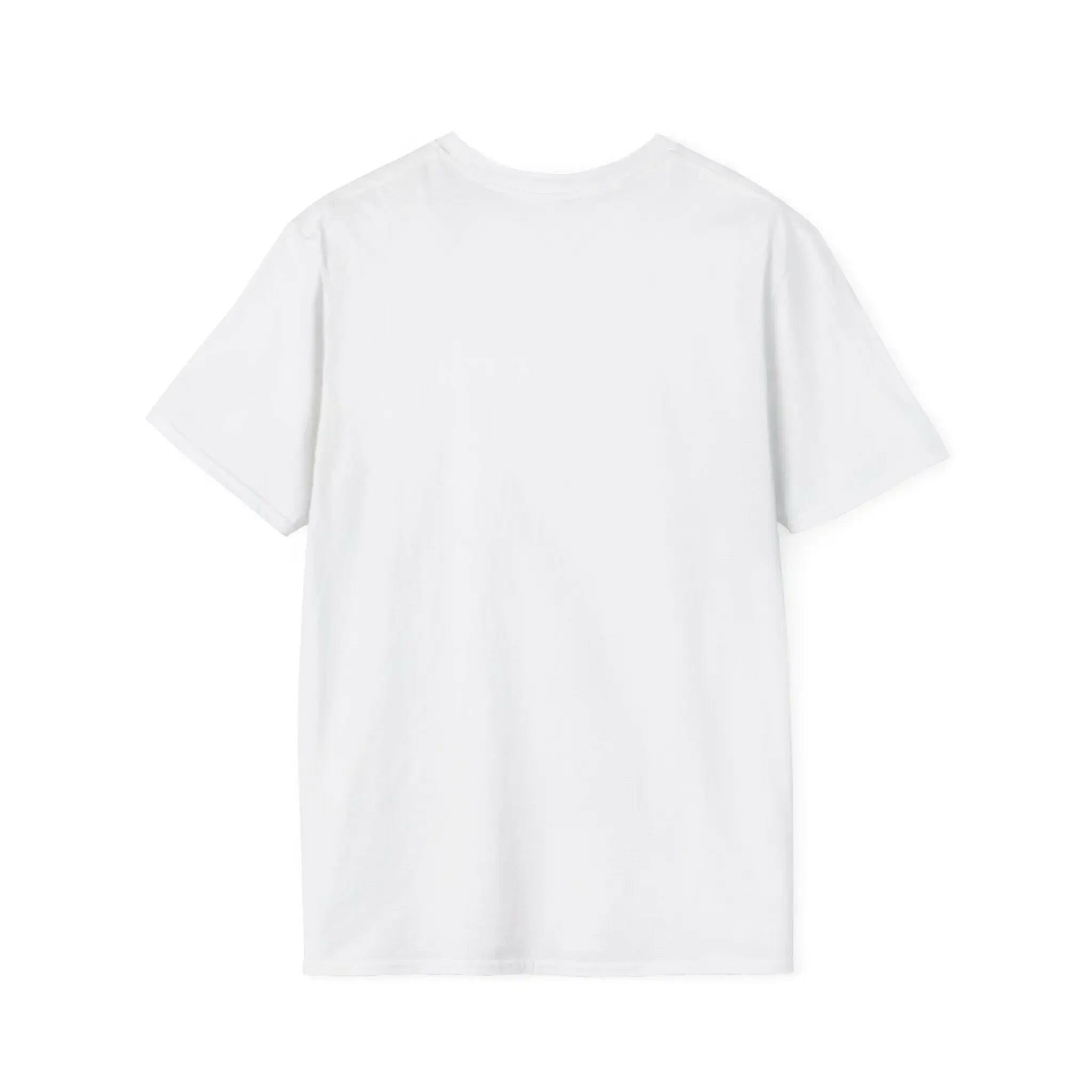 White t-shirt on a white background.