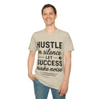 Motivational Unisex Hustle Tee, Inspirational Success Mindset