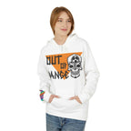 Unisex Out Of Range Hoodie | Softstyle Fleece, Streetwear Comfort, Gift for Him/Her, Casual Wear, Skull Design - Faith2Print