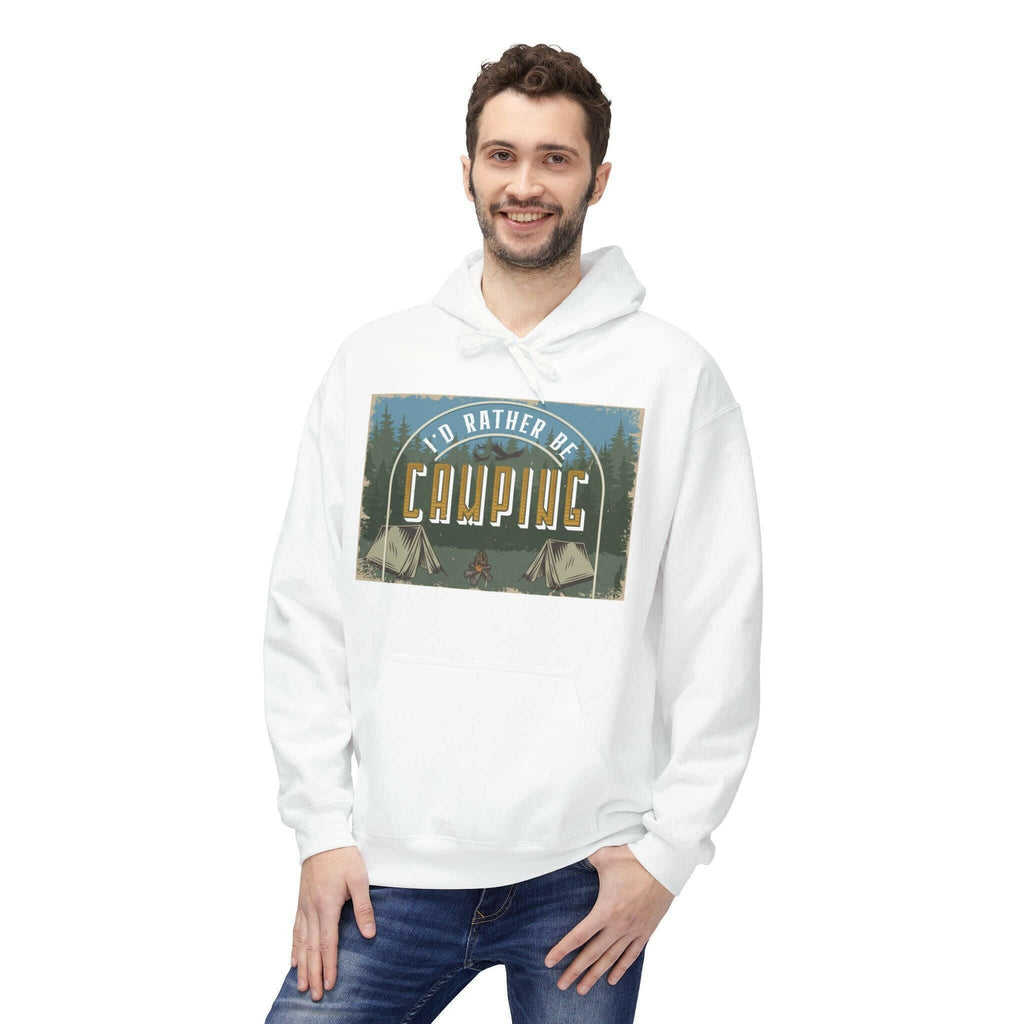 Cozy Camping Fleece Unisex Hoodie Hoodie Faith2Print.