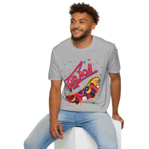 Colourful SkaterT-Shirt for Skateboard Lovers