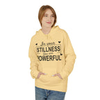 Empowering Fleece Hoodie - Unisex Inspirational Sweatshirt for Mindfulness, Motivational Gift, Cozy Layering, Self-Care Apparel, [...] - Faith2Print