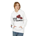 Mama Leopard Heart Hoodie, Cute Mama Sweatshirt, Mother's Day Gift, Cozy Family Apparel, Love Hoodie - Faith2Print