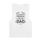 DAD Favourite People Men's Tank Top, Gift for Father's Day, Casual Summer Wear, Comfortable Dad's Day Gift, Family Celebration Apparel Tank Top Faith2Print.
