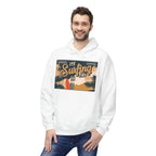 Cozy Surfing Lover Graphic Men's Hoodie - Faith2Print