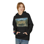 Cozy Camping Fleece Unisex Hoodie Hoodie Faith2Print.