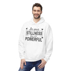 Empowering Fleece Hoodie - Unisex Inspirational Sweatshirt for Mindfulness, Motivational Gift, Cozy Layering, Self-Care Apparel, [...] - Faith2Print