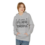 Empowering Fleece Hoodie - Unisex Inspirational Sweatshirt for Mindfulness, Motivational Gift, Cozy Layering, Self-Care Apparel, [...] - Faith2Print