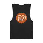 Barnard Inspirational Tank Top, Focus Build Rise Graphic Tank, Motivational Summer Wear Tank Top Faith2Print.