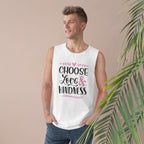 Choose Love & Kindness Unisex Tank Top | Perfect for Summer, Yoga, Gifts, Pride, Inspirational Apparel Tank Top Faith2Print.