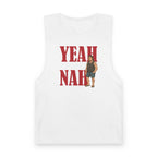 Yeah Nah Unisex Aussie Bogan Humour Tank | AS Colour Unisex Barnard Gym Singlet – Australian Made