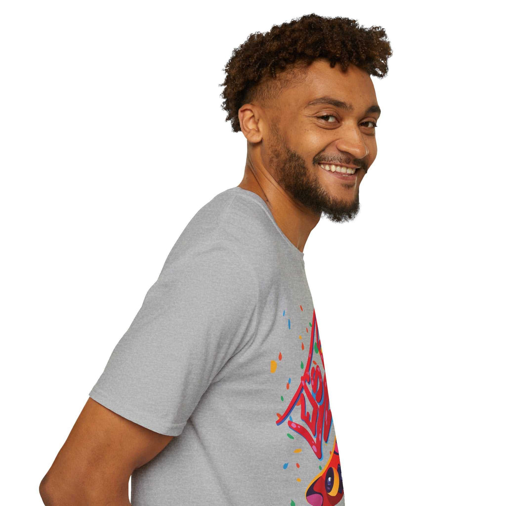 Colourful SkaterT-Shirt for Skateboard Lovers