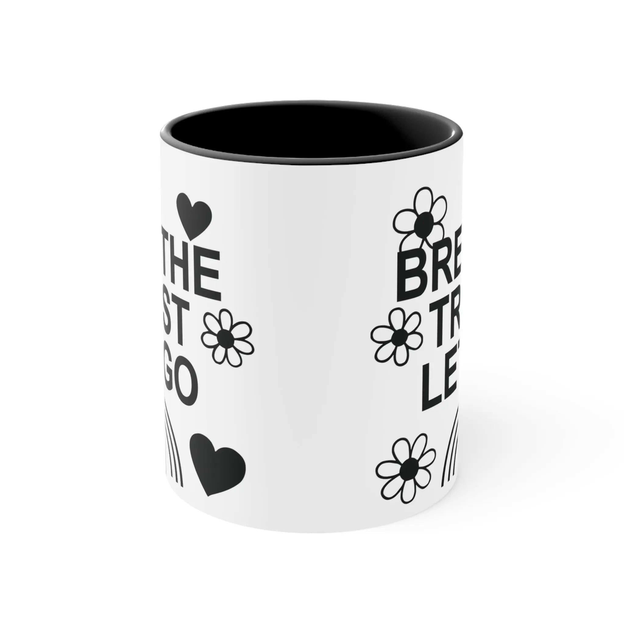 Colourful Motivational Mug, Breathe Trust Let Go 11oz Mug 290445612363406050_2048