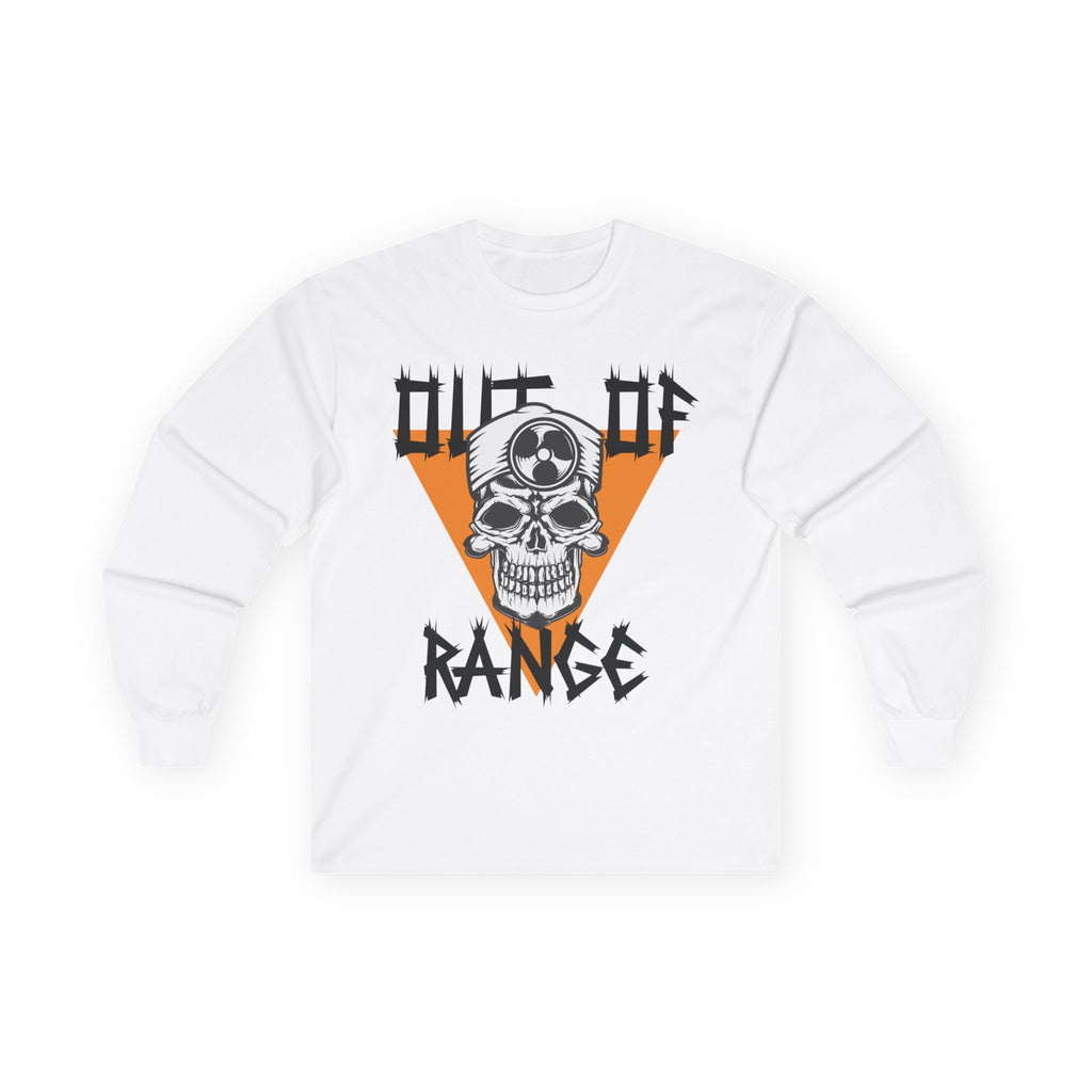Out of Range Skull Long Sleeve Tee - Faith2Print